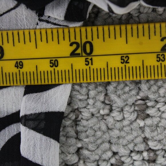 isabella Rodriguez Blouse Top Women XL Multicolor Short Sleeve Zebra Pattern NWT - Picture 8 of 9